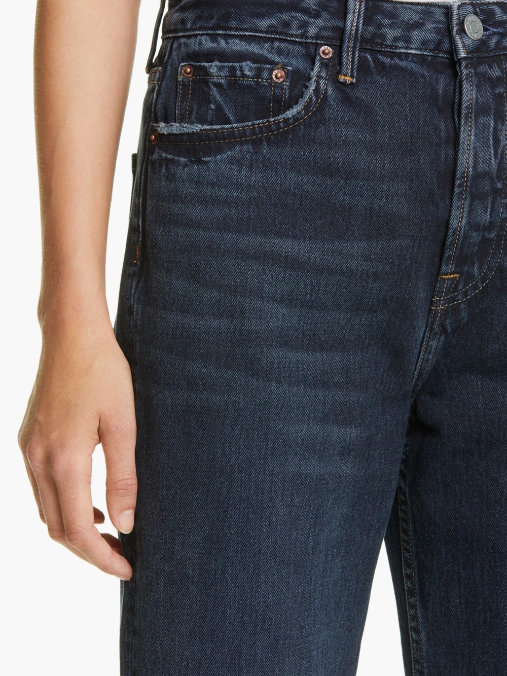 GRLFRND Devon High Rise Boyfriend Jeans Into The Abyss 28 - Picture 4 of 15